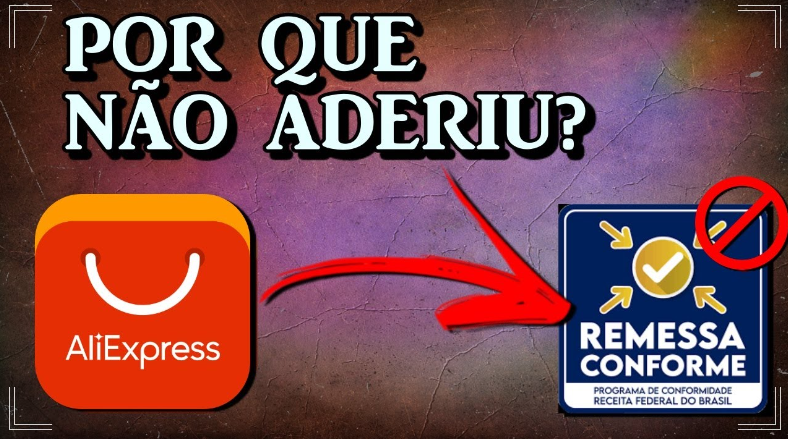 Aliexpress aderiu ao remessa conforme.