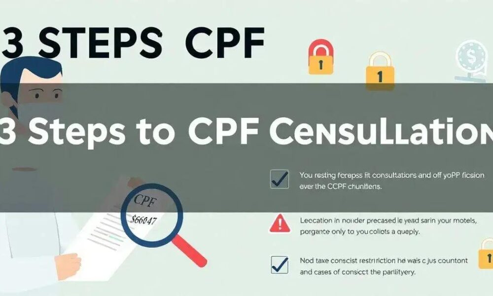 3 Passos para Realizar a Restrição no CPF Consulta