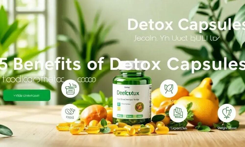 5 Benefícios da Cápsula Detox para sua Saúde