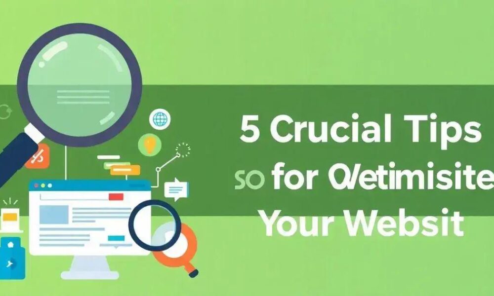 5 Dicas Cruciais para Otimizar Seu Site para SEO