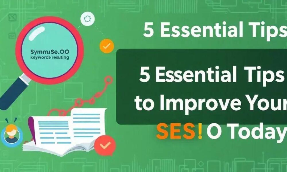 5 Dicas Essenciais para Melhorar seu SEO Hoje Mesmo