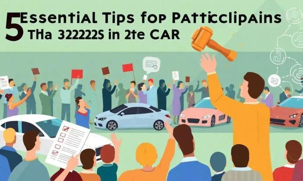 5 Dicas Imperdíveis para Participar do Leilão de Carro 2023