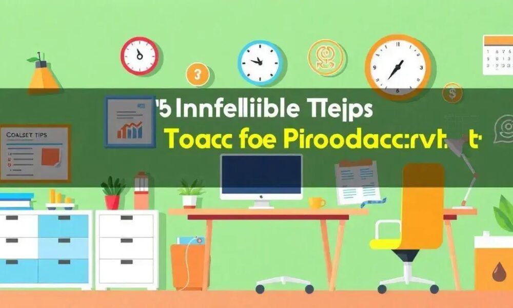 5 Dicas Infalíveis para Aumentar sua Produtividade