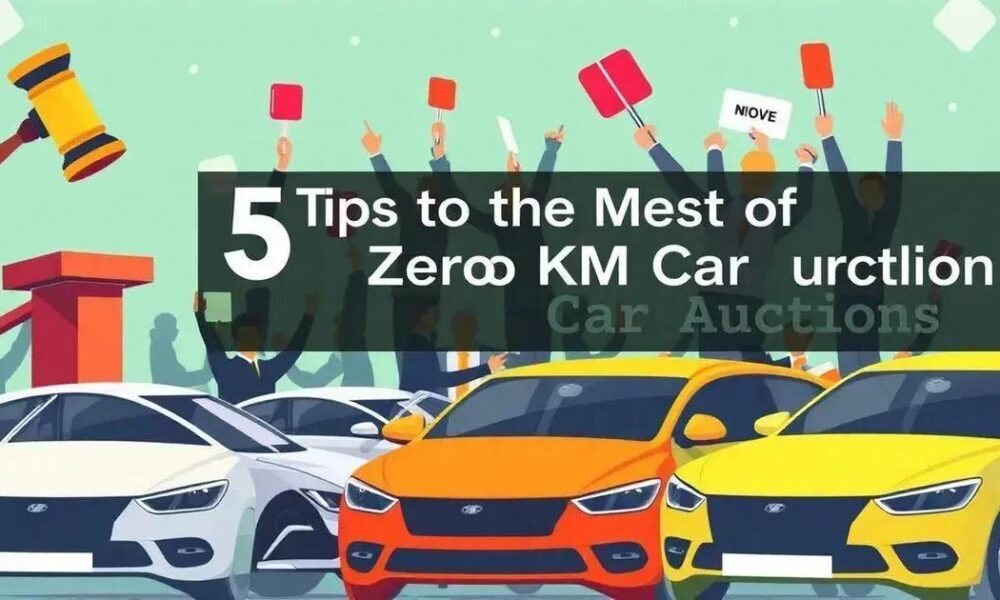 5 Dicas para Aproveitar Leilão de Carros Zero KM