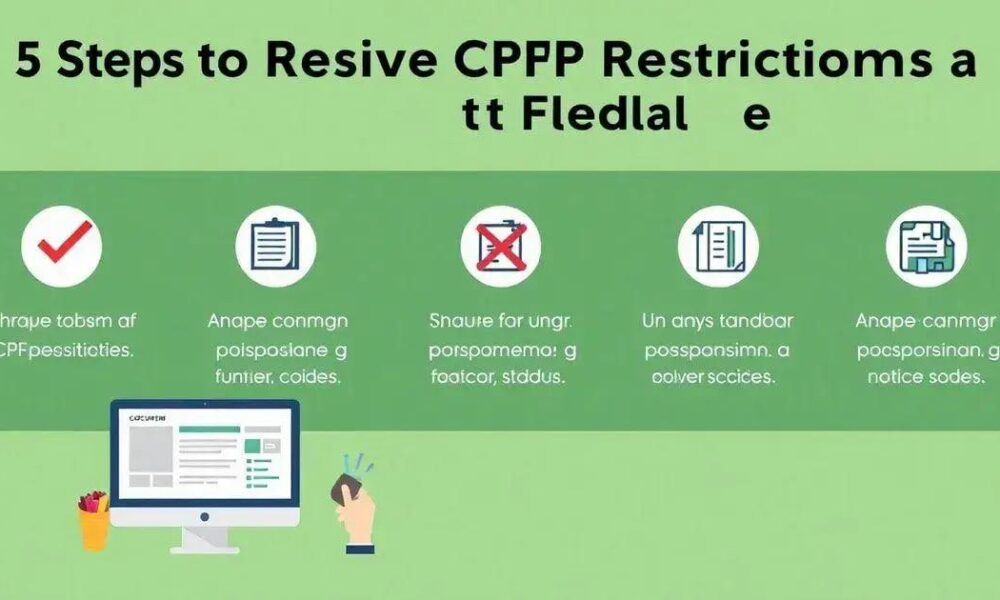 5 Passos para Resolver Restrição de CPF na Receita Federal