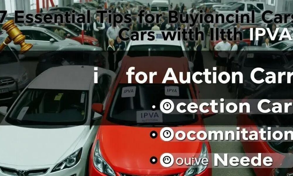 7 Dicas Imperdíveis para Comprar Carro de Leilão com IPVA