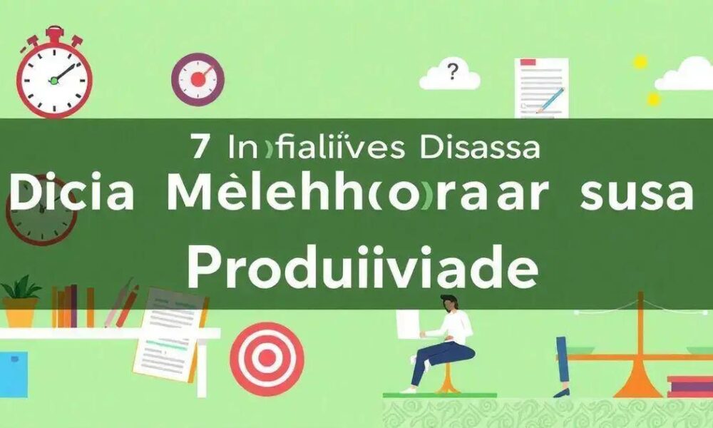 7 Dicas Infalíveis para Melhorar sua Produtividade