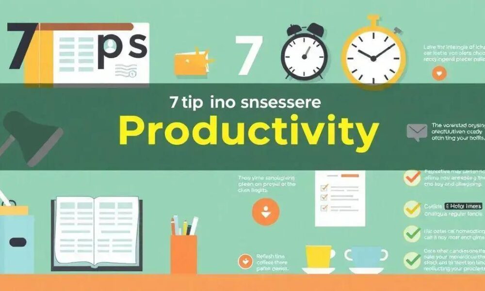 7 Dicas Para Aumentar Sua Produtividade no Trabalho