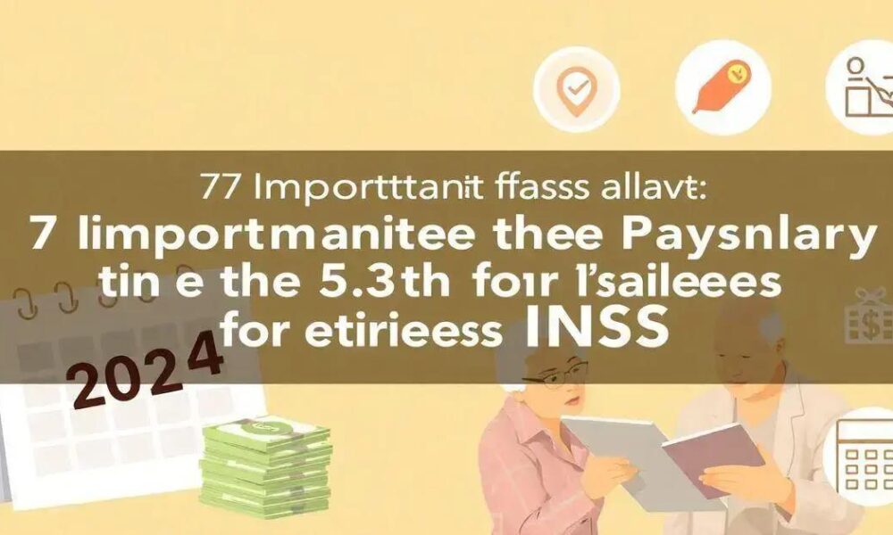 7 Fatos Importantes sobre o Adiantamento do 13º Salário para Aposentados INSS 2024