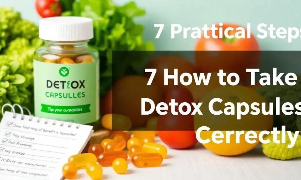 7 Passos Práticos de Como Tomar Cápsula Detox Corretamente