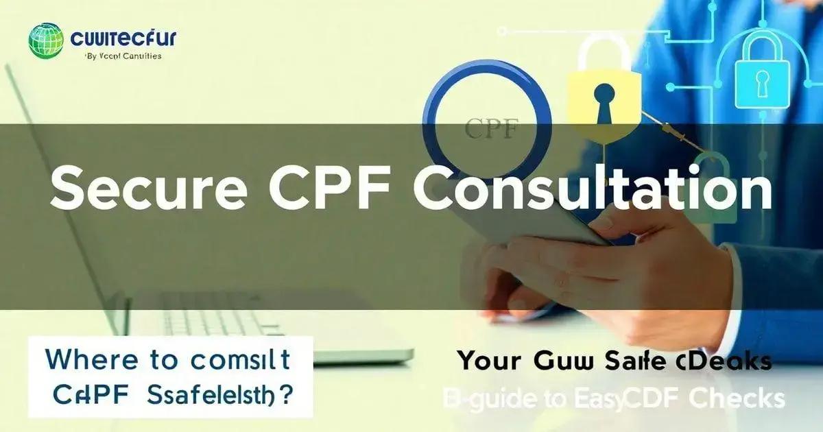 Onde Consultar o CPF de Forma Segura?