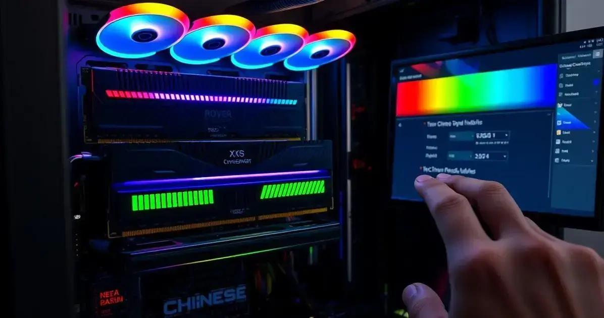 Controle o rgb das memorias ram chinesas Asgard e gloway