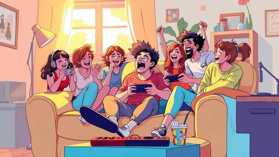 Experiência social ao jogar consoles retro com amigos.