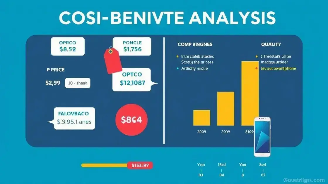 Custo-benefício na escolha de smartphones.